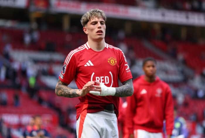 Alejandro Garnacho verliet Manchester United zonder rugnummer 7